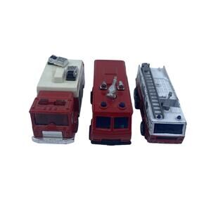 Matchbox Lot of 3 Emergency Vehicles (Airport Fire, Command, and Bridge/Highway)
